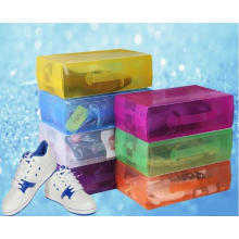 Boîte en plastique de la Chine pour des chaussures (boîte à chaussures de PVC)